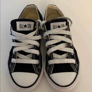 Black all star converse sneakers toddler girl 11